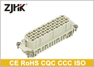 Conector de 64 pines de trabajo pesado, conectores rectangulares industriales impermeables