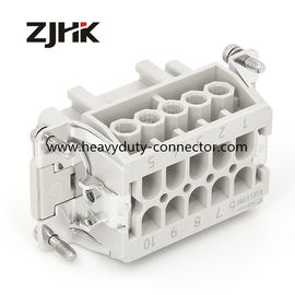 Conector de carga pesada para vehículos militares de 500 V 16A 10 pines terminal femenino 09330102701