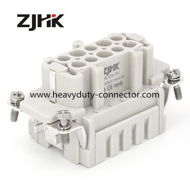 16A 10P FS Conector de carga pesada de sujeción de jaula de terminación reemplazar Weidmuller HDC serie HE