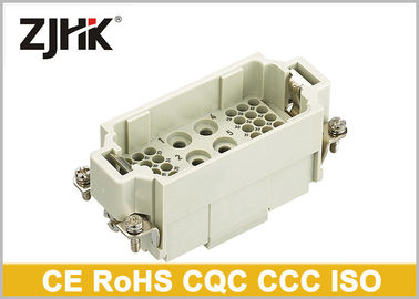 Conector de alambre de trabajo pesado de 6 más 36 pines 40A / 16A con inserciones de terminales de pinza